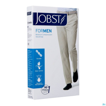 Jobst for men socks c1 mi-bas black    l 7525501