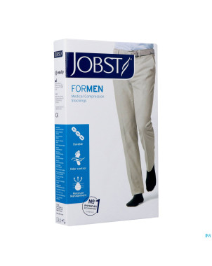 Jobst for men socks c1 mi-bas black    l 7525501