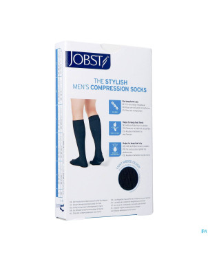 Jobst for men socks c1 mi-bas black    l 7525501