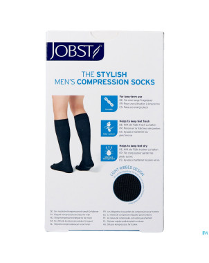 Jobst for men socks c1 mi-bas black    l 7525501