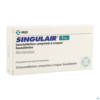 Singulair  5 mg comp a croquer 28
