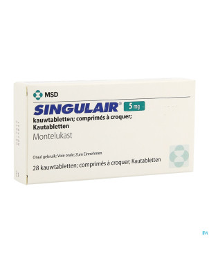 Singulair  5 mg comp a croquer 28
