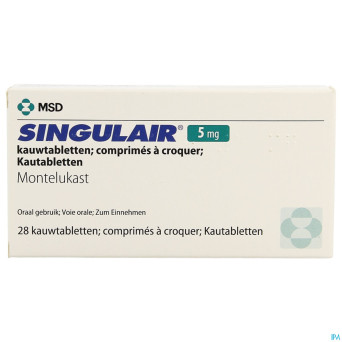 Singulair  5 mg comp a croquer 28