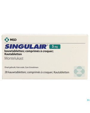 Singulair  5 mg comp a croquer 28