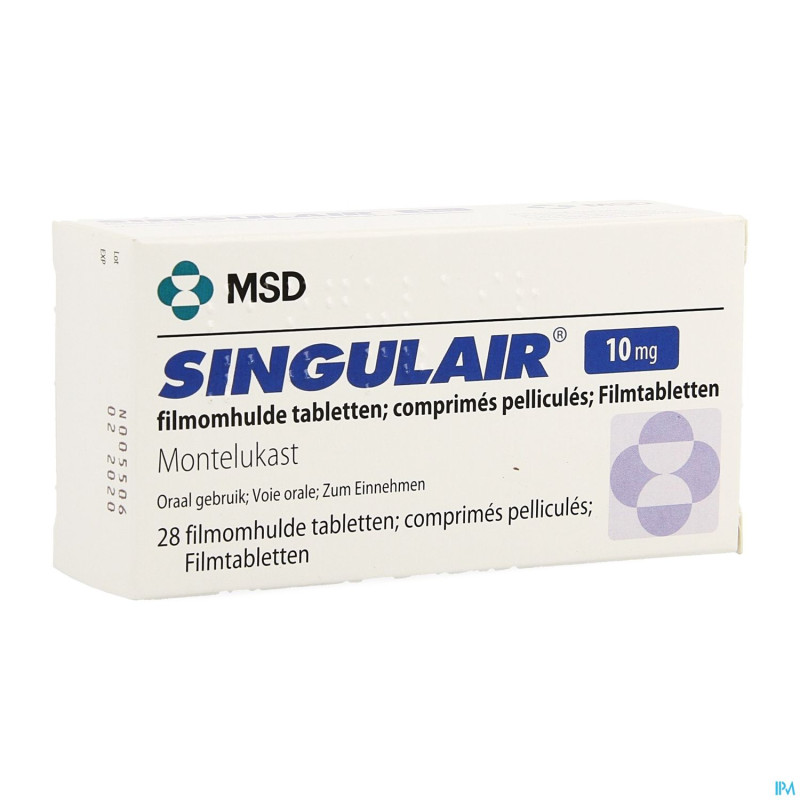 Singulair 10 mg comp pell 28