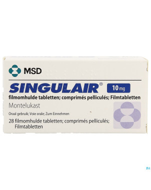 Singulair 10 mg comp pell 28