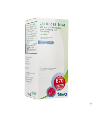 Lactulose teva sol per os 500 ml