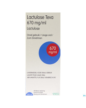 Lactulose teva sol per os 500 ml