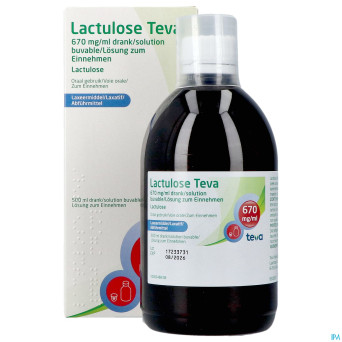 Lactulose teva sol per os 500 ml