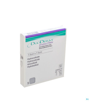 Duoderm extra mince pans hydro 7,5cmx7,5cm 5 h7951