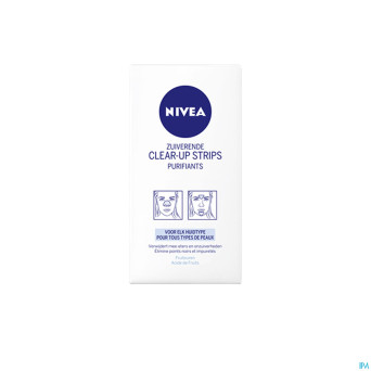 Nivea visage clear up strips sach 6 86401