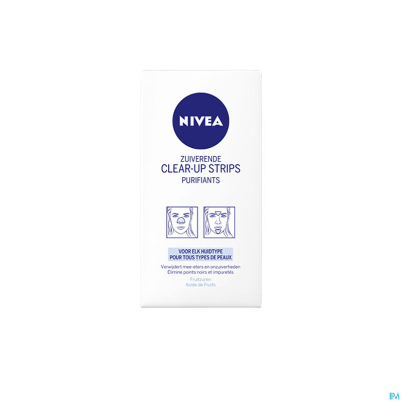 Nivea visage clear up strips sach 6 86401