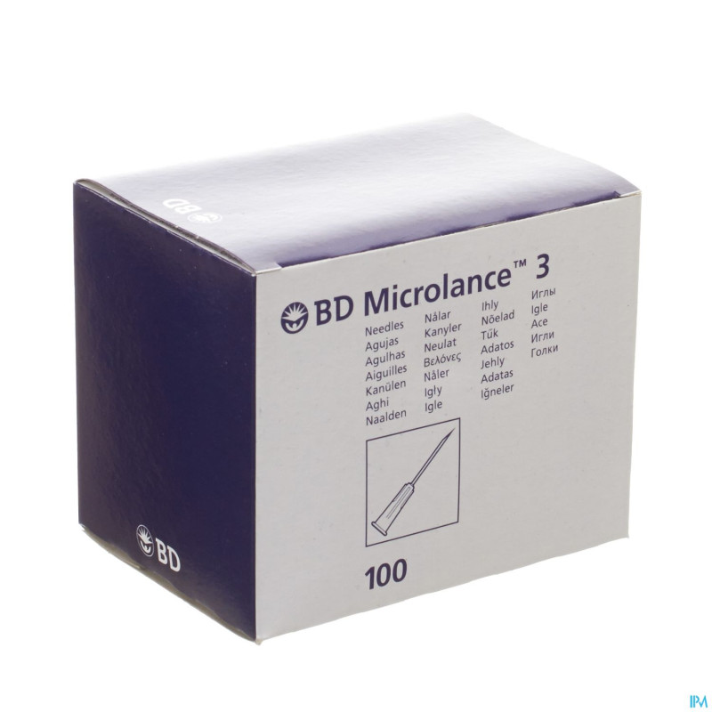 Bd microlance 3 aig.21g 1 rb 0,8x25mm vert    1