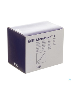 Bd microlance 3 aig.21g 1 rb 0,8x25mm vert    1