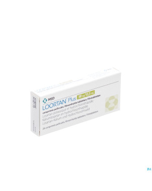 Loortan plus  50 mg/12,5 mg comp pell 28
