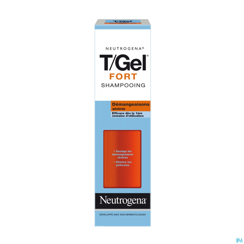 Neutrogena t gel fort sh a/pelliculaire    250ml