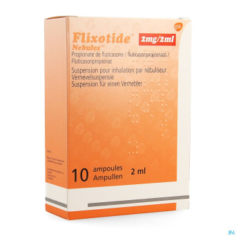 Flixotide nebules amp 10 2,0mg/ 2ml