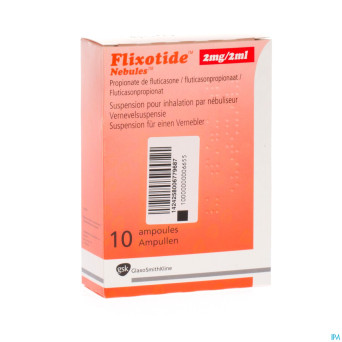 Flixotide nebules amp 10 2,0mg/ 2ml