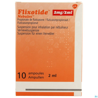 Flixotide nebules amp 10 2,0mg/ 2ml