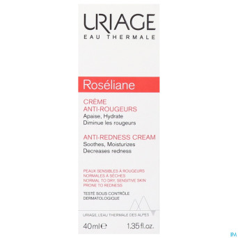 Uriage roseliane creme anti rougeurs    tube  40ml