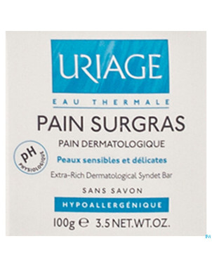 Uriage thermale pain surgras    100g