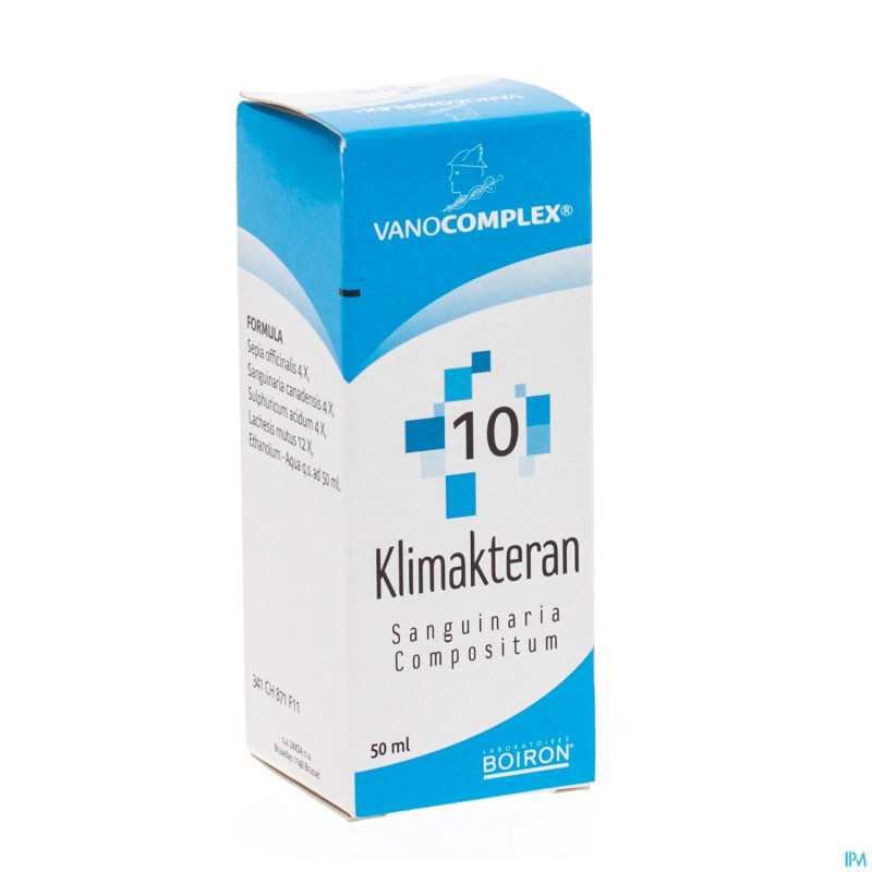 Vanocomplex n10 klimakteran  gutt 50ml unda