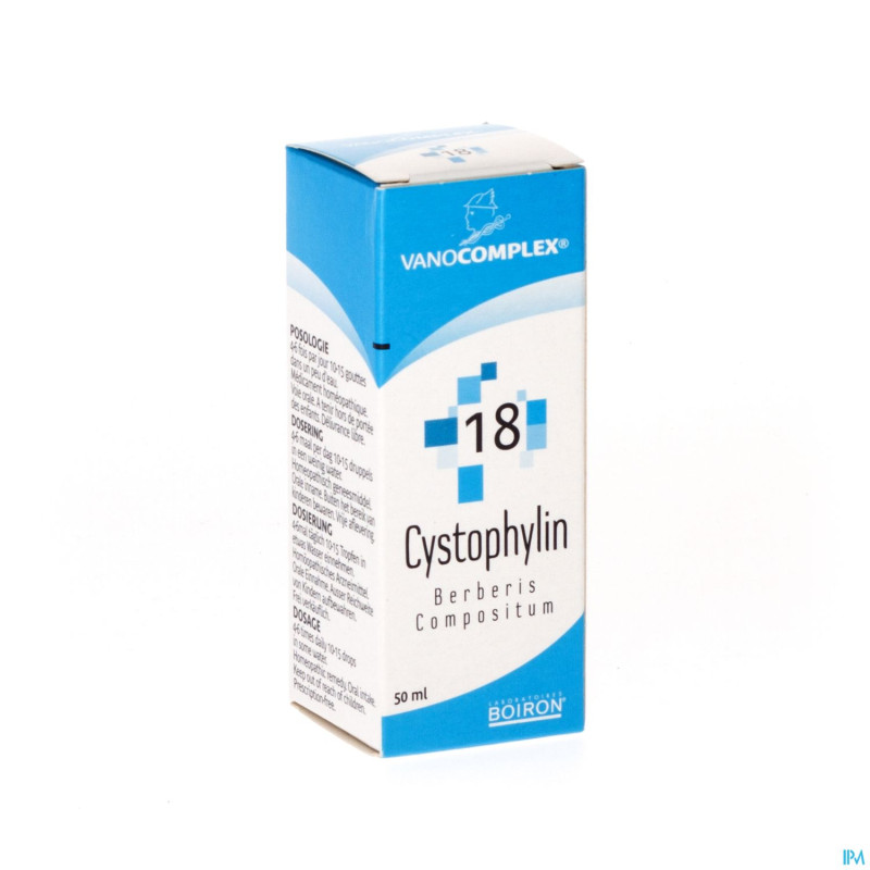 Vanocomplex n18 cystophylin  gutt 50ml unda