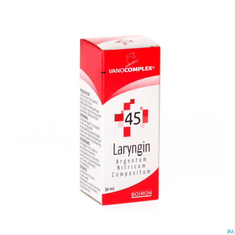 Vanocomplex n45 laryngin    gutt 50ml unda