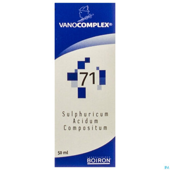 Vanocomplex n71 acidum sulf. gutt 50ml unda