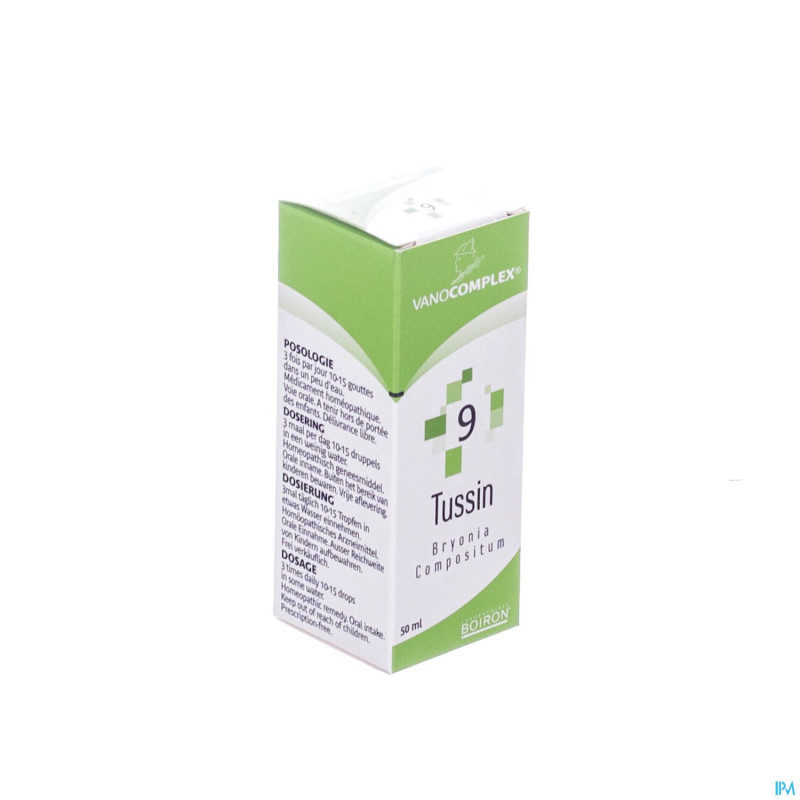 Vanocomplex n 9 tussin    gutt 50ml unda