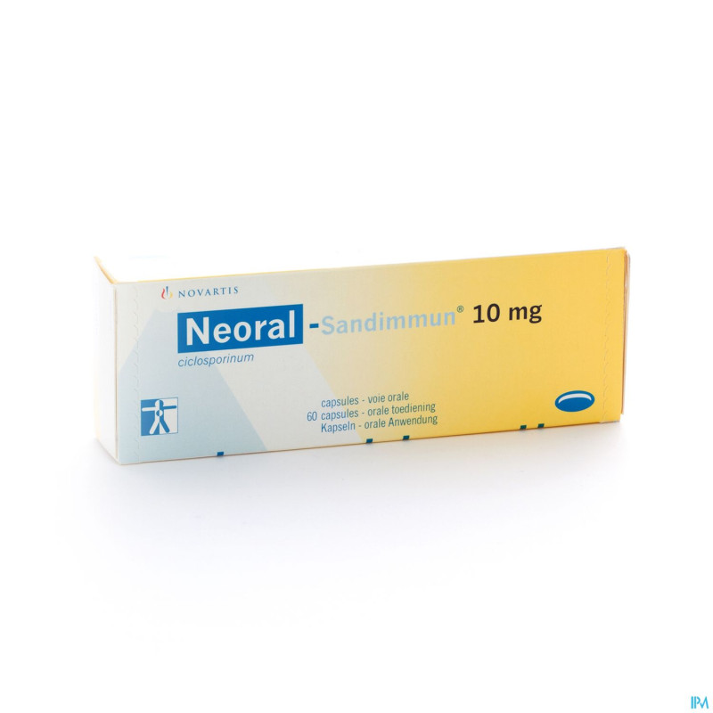 Neoral sandimmun caps 60x 10mg