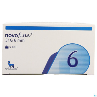 Novofine aig ster  6mm/31g 100 pc