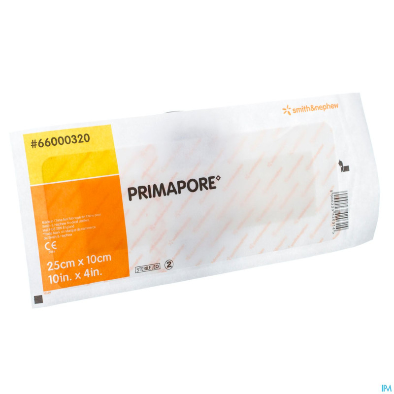 Primapore s&n pans post-op   25cmx10cm  1 66000320
