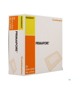 Primapore s&n pans post-op   10cmx 8cm 20 66000317