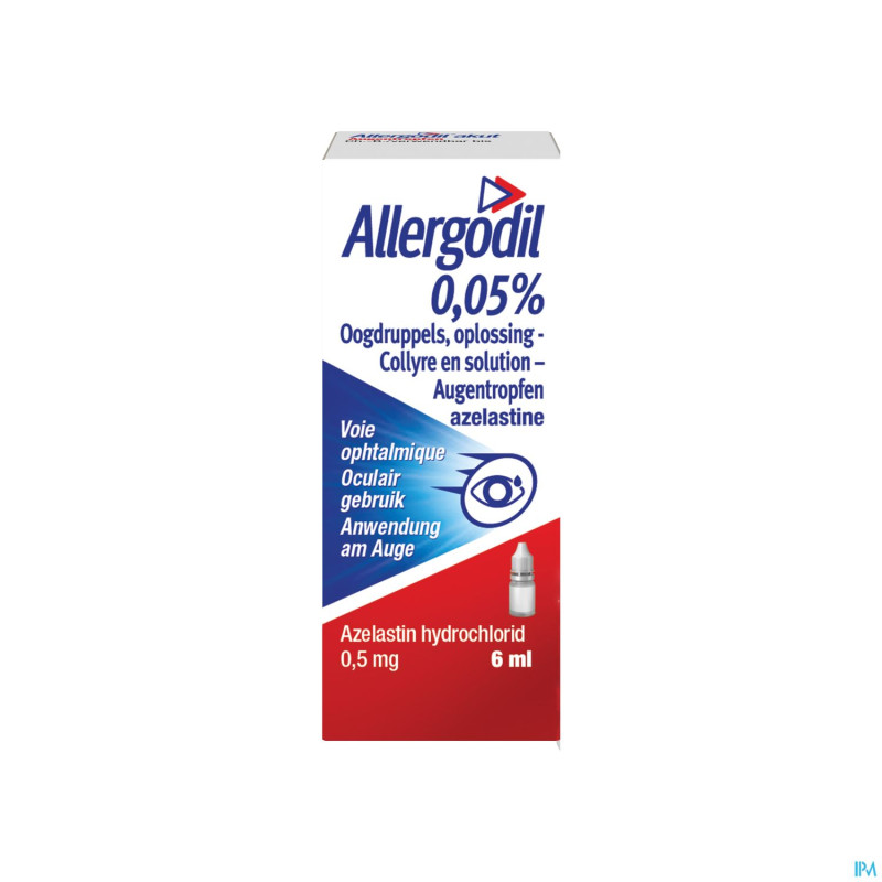Allergodil collyre fl 6 ml