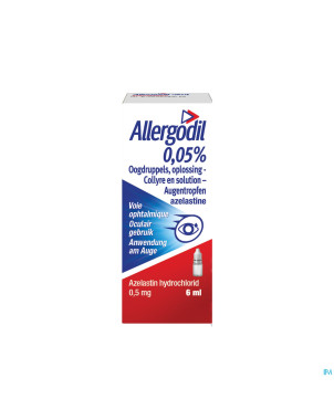 Allergodil collyre fl 6 ml