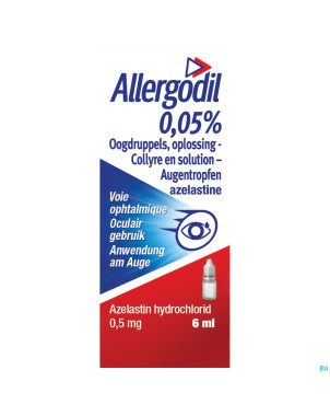 Allergodil collyre fl 6 ml