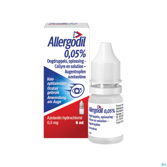 Allergodil collyre fl 6 ml