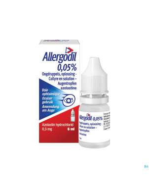 Allergodil collyre fl 6 ml