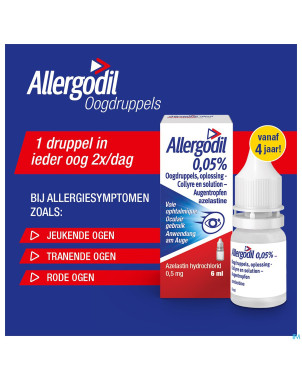 Allergodil collyre fl 6 ml