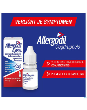 Allergodil collyre fl 6 ml