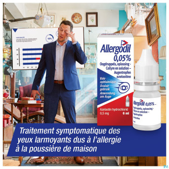 Allergodil collyre fl 6 ml