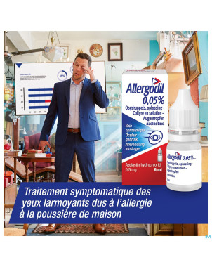 Allergodil collyre fl 6 ml