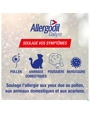 Allergodil collyre fl 6 ml