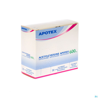 Acetylcysteine apotex comp eff 30 x 600 mg