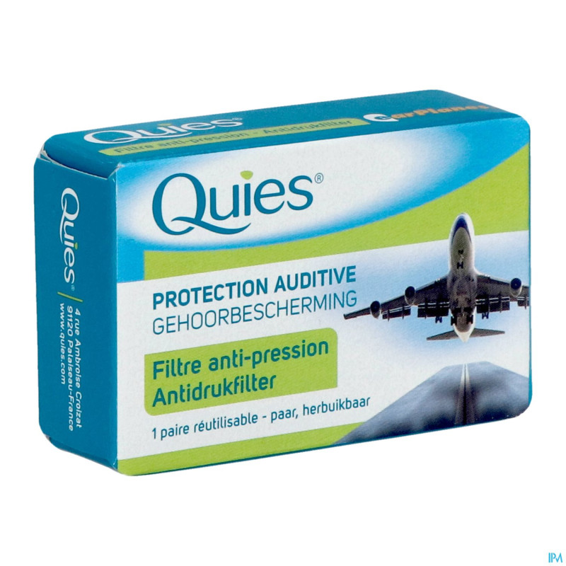 Quies protection auditive avion adulte 1 paire
