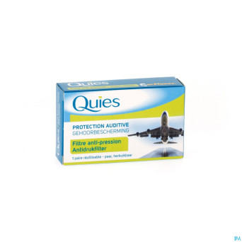 Quies protection auditive avion adulte 1 paire