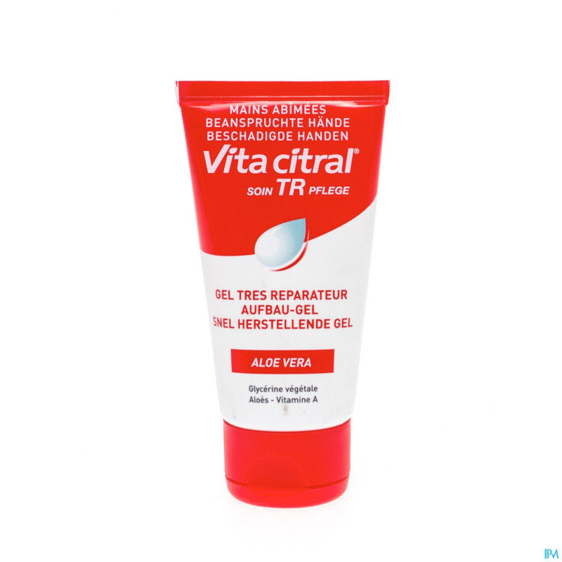 Vita citral tr soin gel mains abimees   75ml 40312