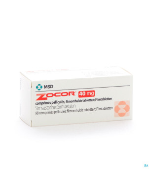 Zocor tabl  98 x 40 mg