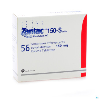 Zantac 150 comp sol 112 x 150 mg